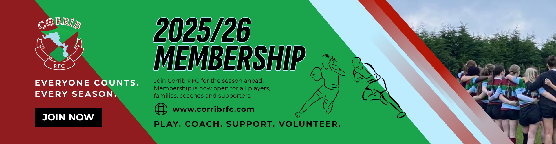Corrib RFC 2025/26 Memebership